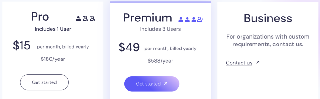 Biteable pricing